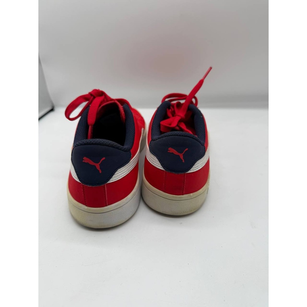 PUMA Red White & Blue Youth  Boy's Shoes Size US6.5c Uk 5.5 - Picture 2 of 7